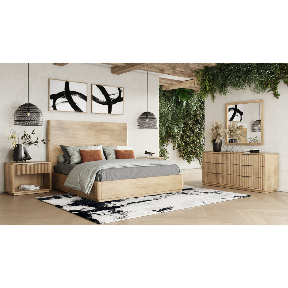 Natural Oak 6-Drawer Dresser | Oroa.com