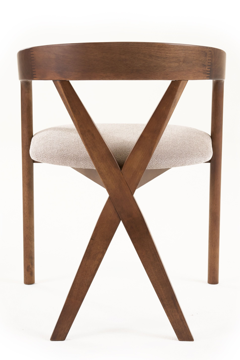Cross-Back Wooden Dining Chair | OROA Modern Weiss | Oroa.com