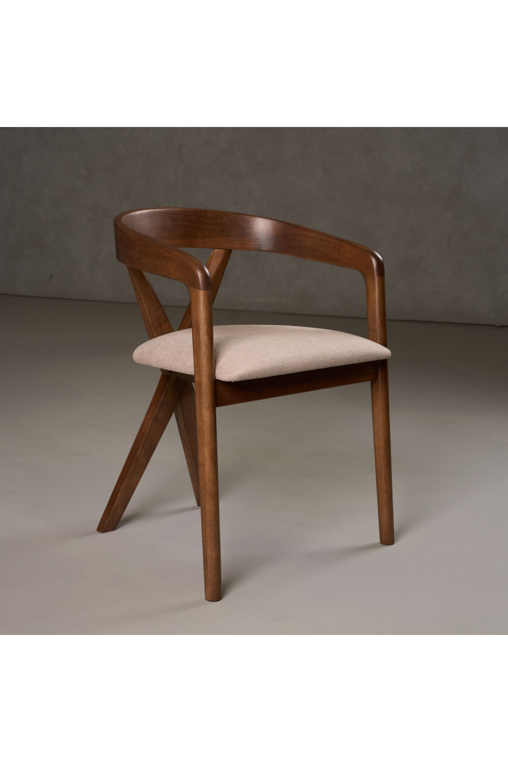 Cross-Back Wooden Dining Chair | OROA Modern Weiss | Oroa.com