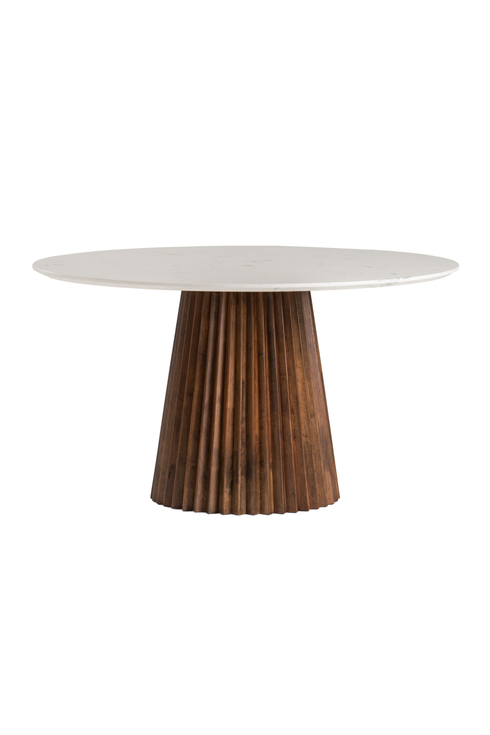 White Marble Round Dining Table | OROA Modern Nancy | Oroa.com