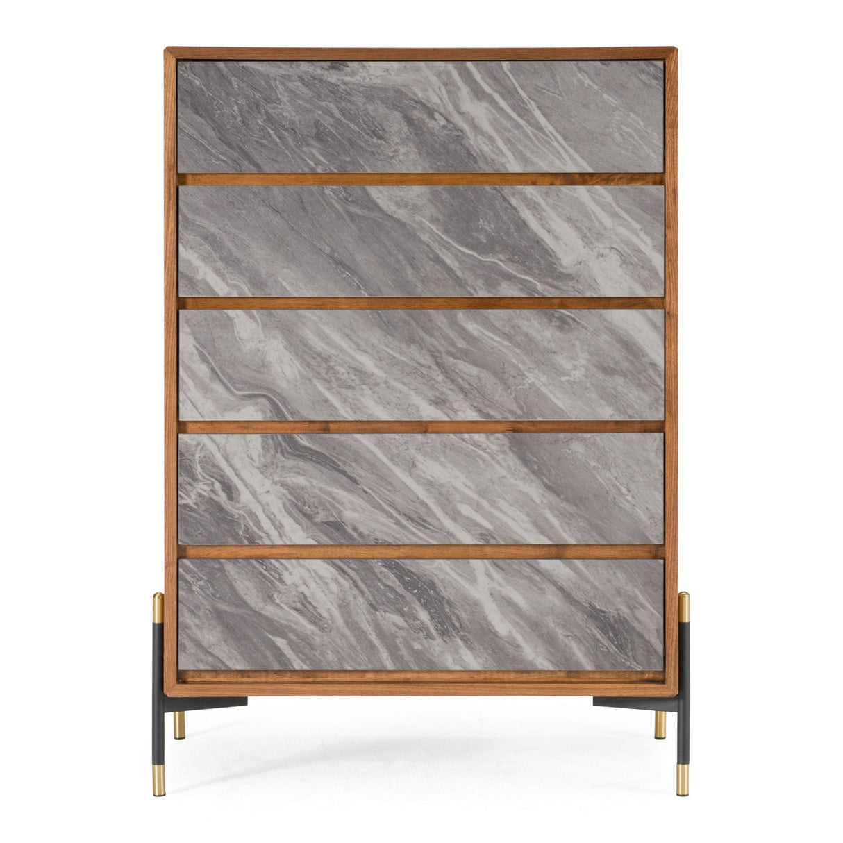 Volcanic Slate 5-Drawer Chest | OROA Modern Metcalf | Oroa.com