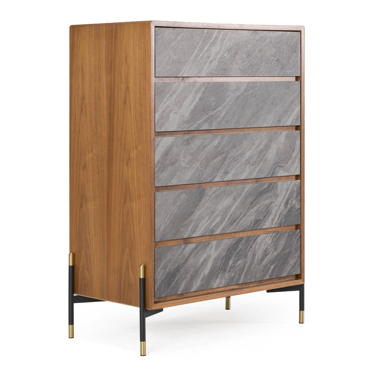 Volcanic Slate 5-Drawer Chest | OROA Modern Metcalf | Oroa.com