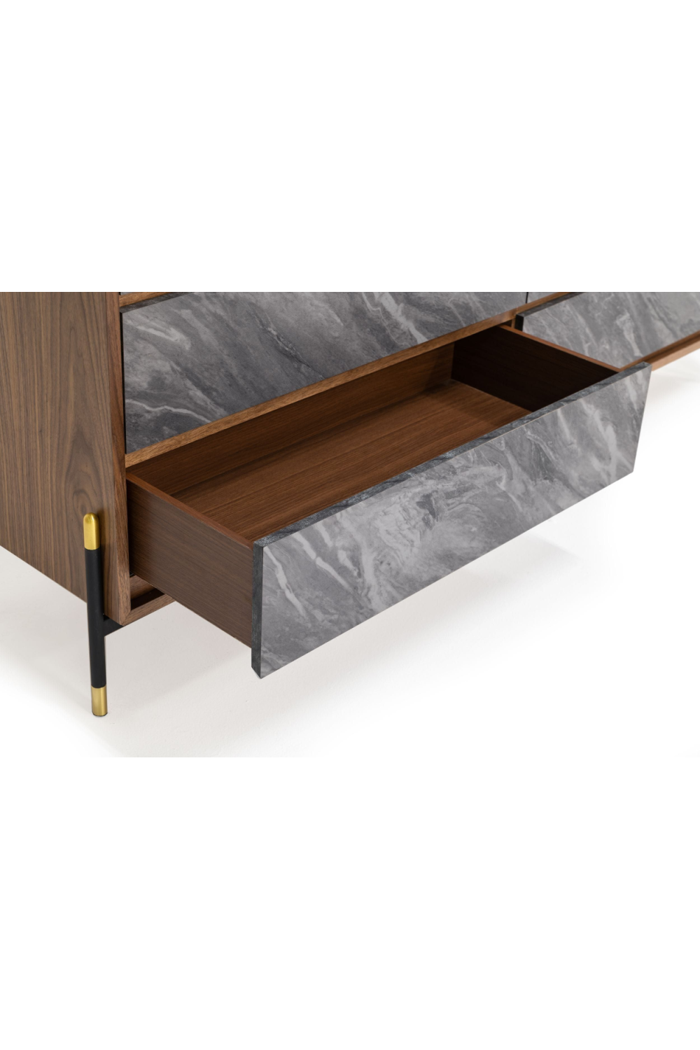 Volcanic Slate 6-Drawer Dresser | Oroa.com