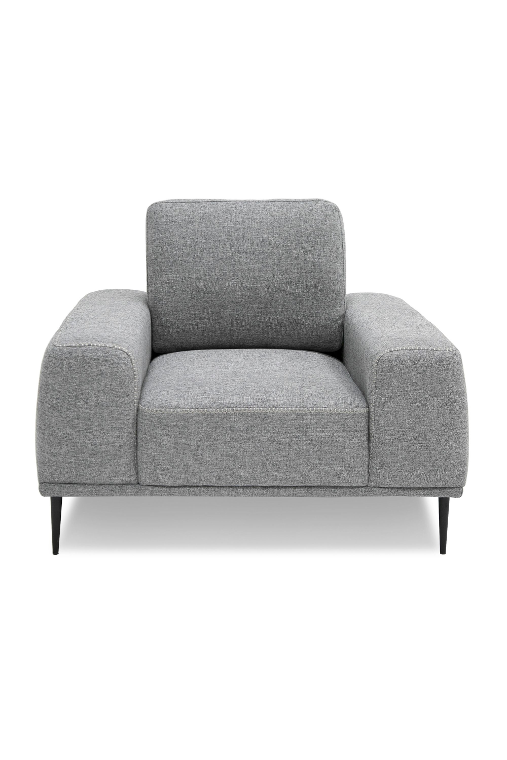 Gray Fabric Accent Chair | OROA Modern Fonda | Oroatrade.com