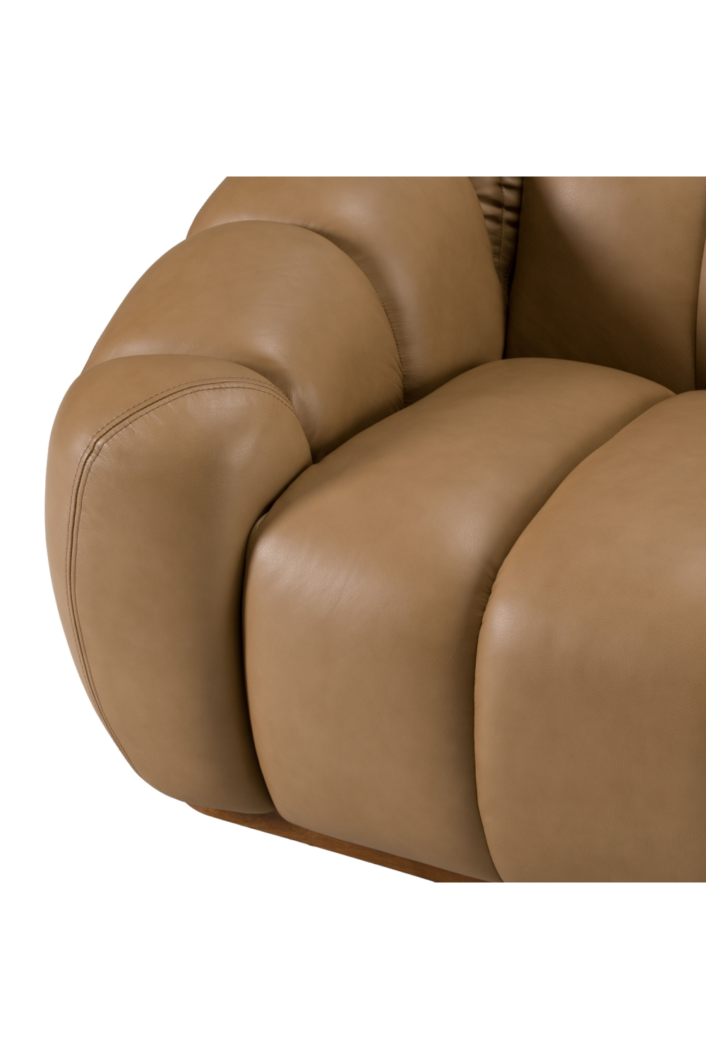 Tan Leather Sofa | OROA Modern Ekwok | Oroa.com