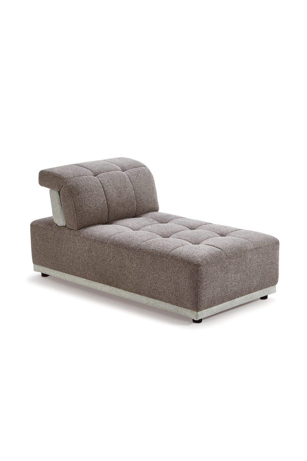 Brown Tufted Modular Sectional Sofa | OROA Modern Ekron | Oroa.com