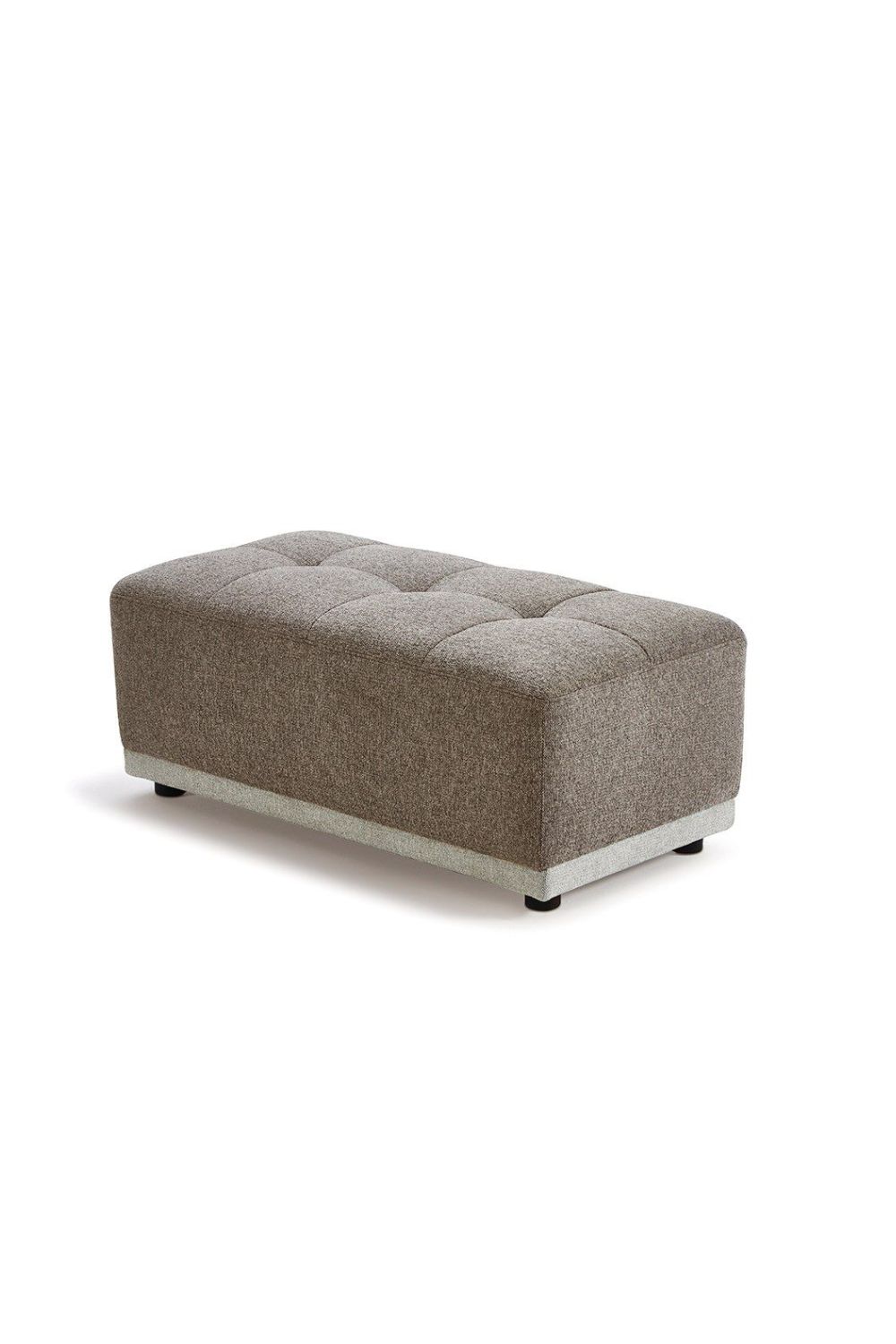 Brown Tufted Modular Sectional Sofa | OROA Modern Ekron | Oroa.com