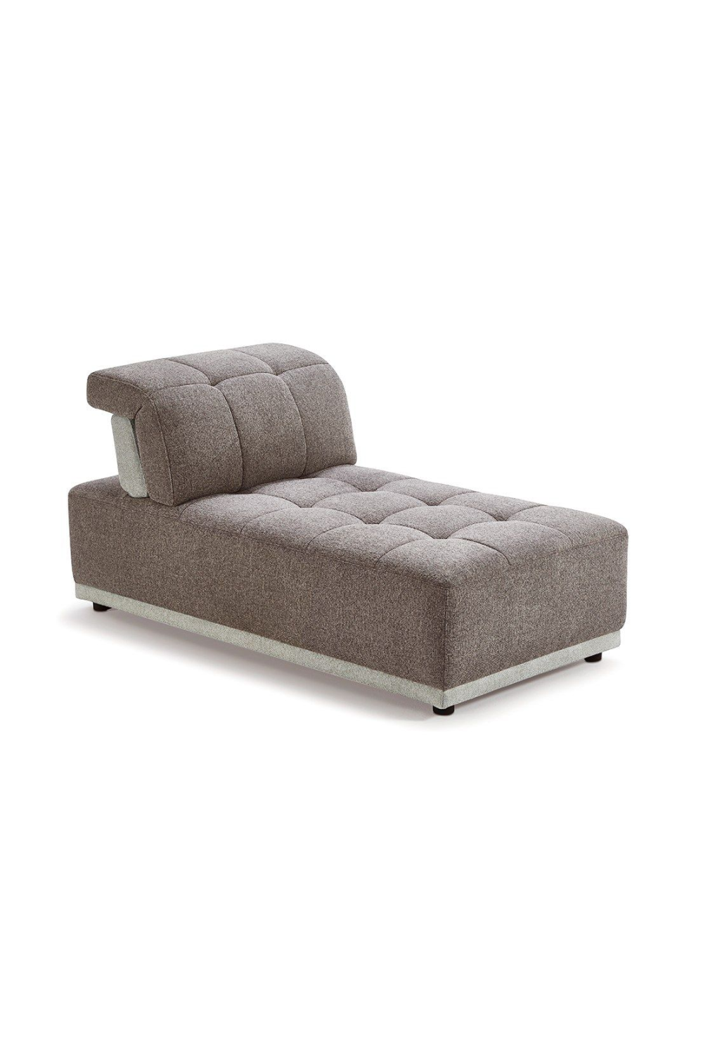Brown Tufted Modular Sectional Sofa | OROA Modern Ekron | Oroa.com