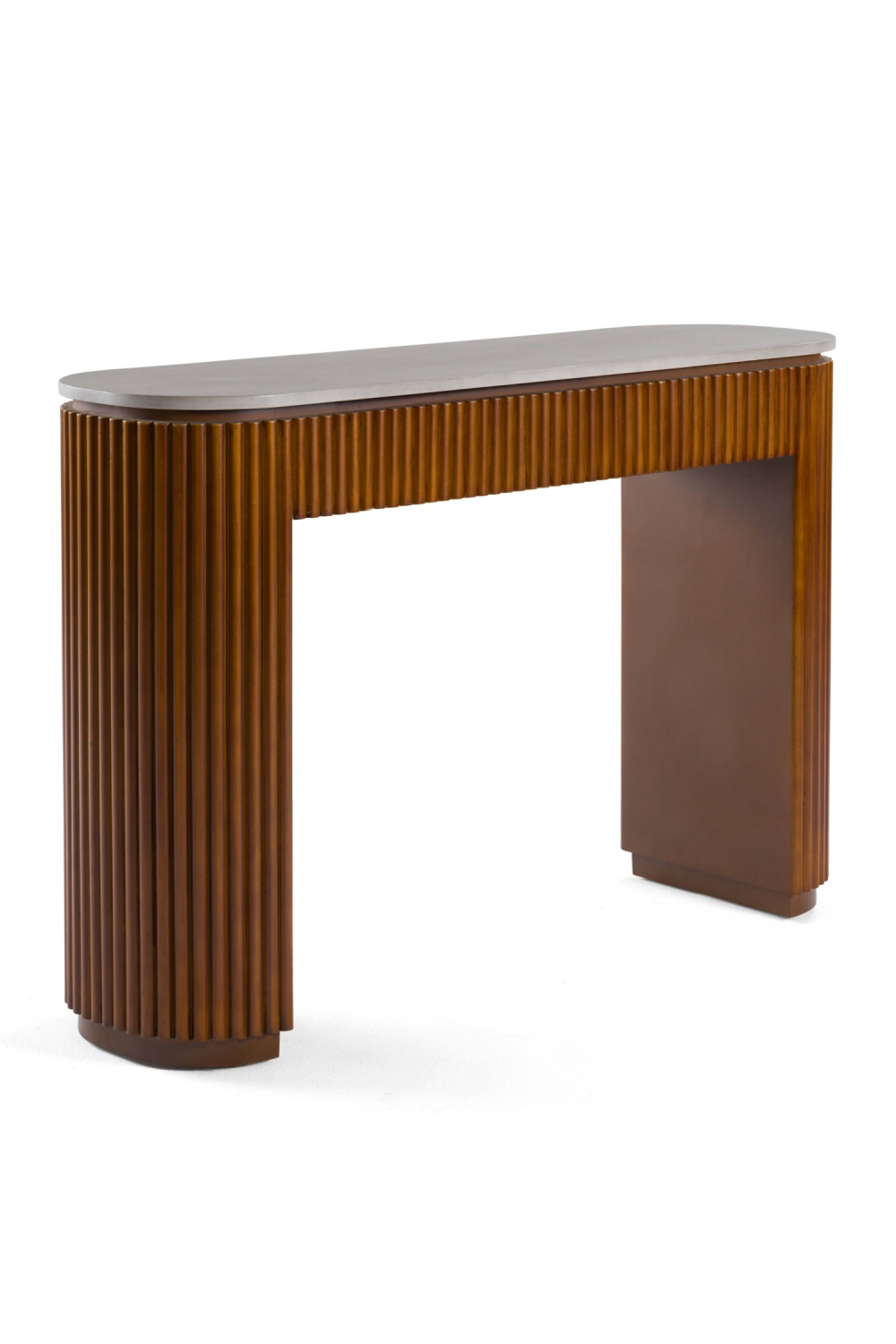Fluted Wood Base Console Table | OROA Modern Duncan | Oroa.com