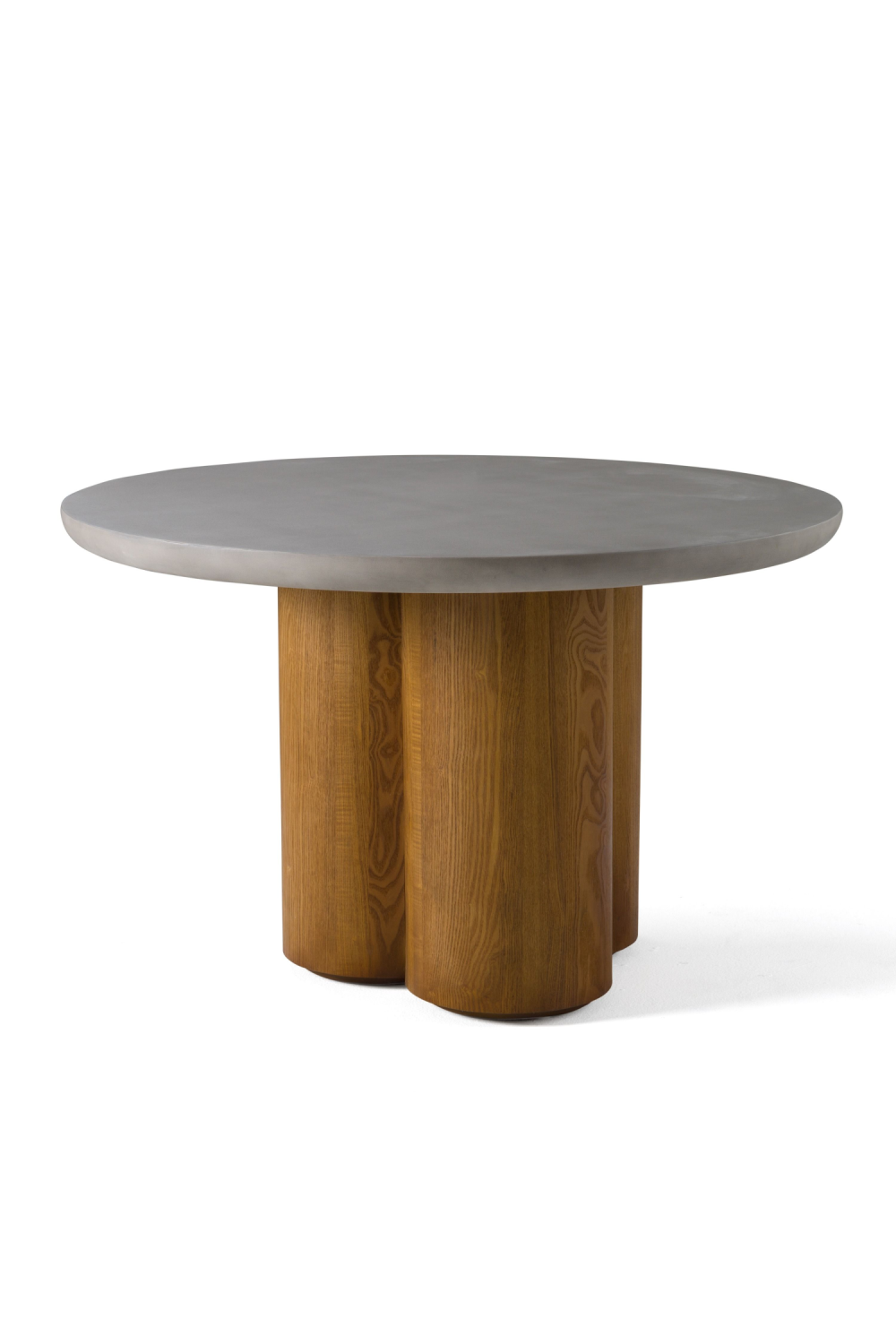 Walnut Base Round Dining Table | OROA Modern Bateman | Oroa.com