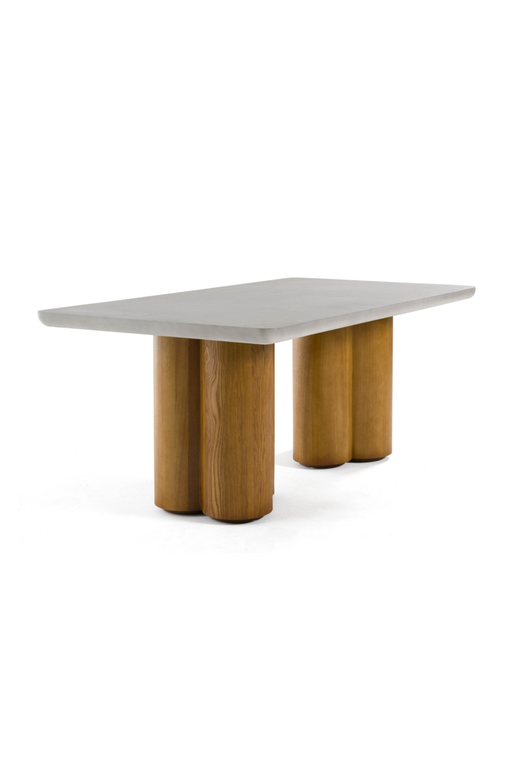 Walnut Base Rectangular Dining Table | OROA Modern Bateman | Oroa.com