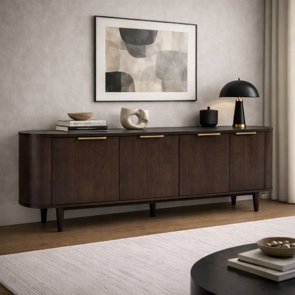 3-Door Oak Sideboard | Oroa.com