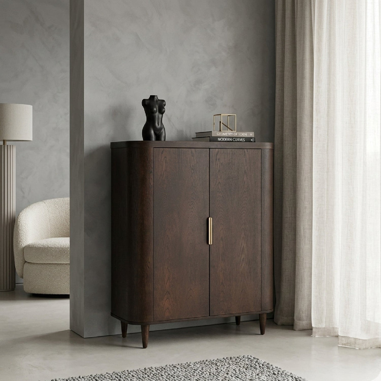 Oak 2-Door Tall Sideboard – Richmond – alternate view 11