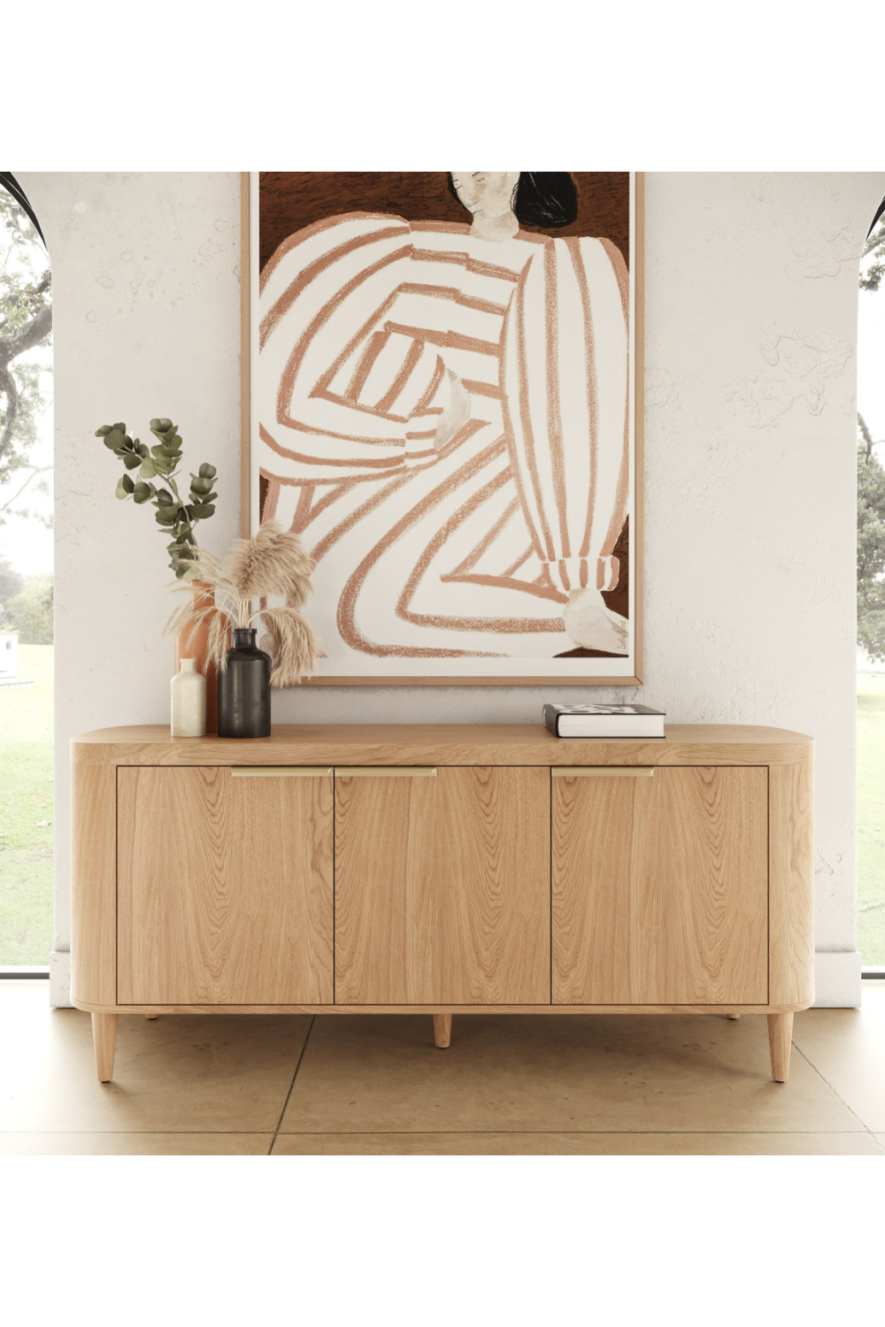 3-Door Oak Sideboard | OROA Modern Richmond | Oroa.com