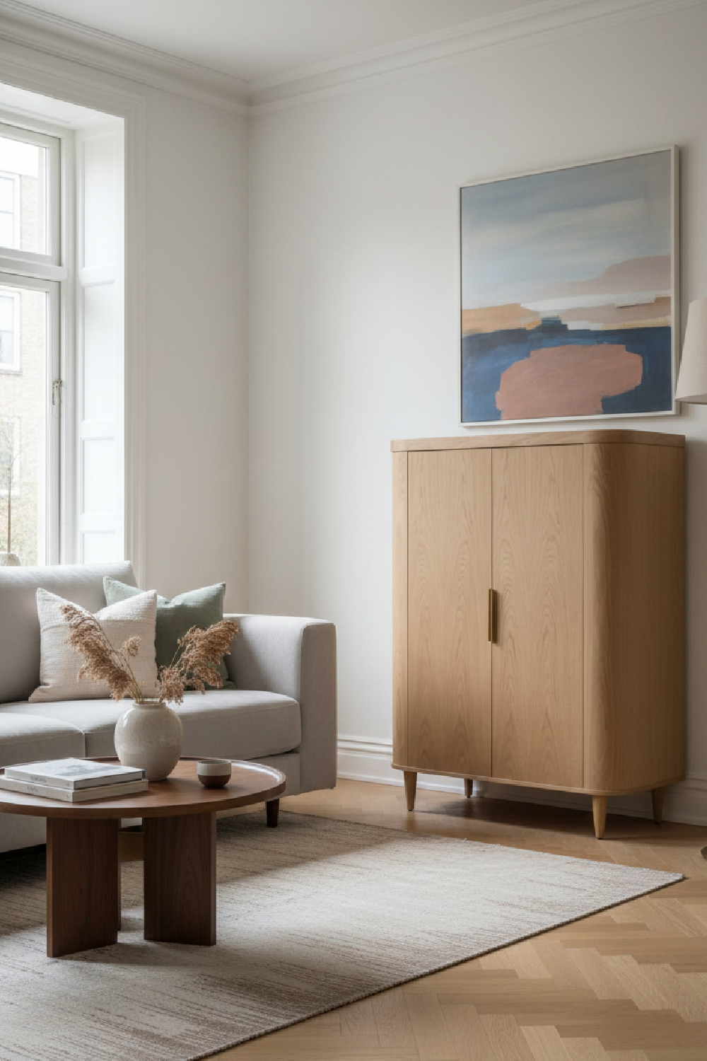 Oak 2-Door Tall Sideboard – Richmond – alternate view 9