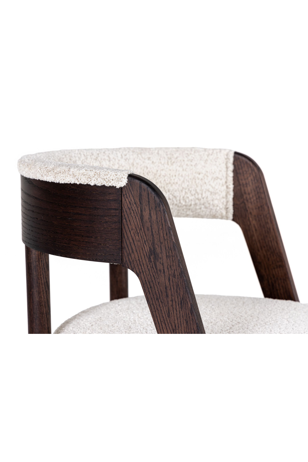Rounded-Back Walnut Dining Chairs (2) | OROA Modern Vegas | Oroa.com