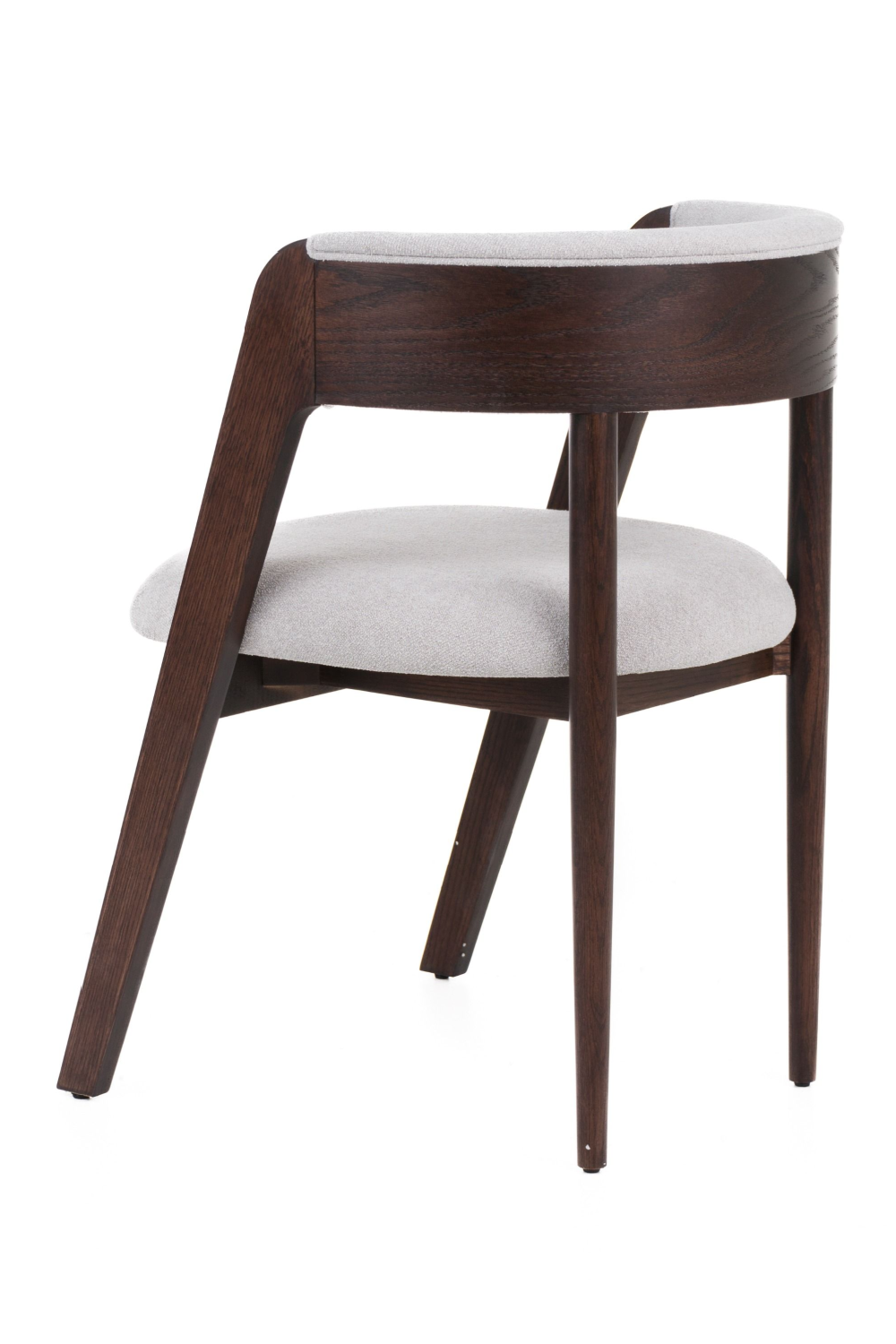 Rounded-Back Walnut Dining Chairs (2) | OROA Modern Vegas | Oroa.com