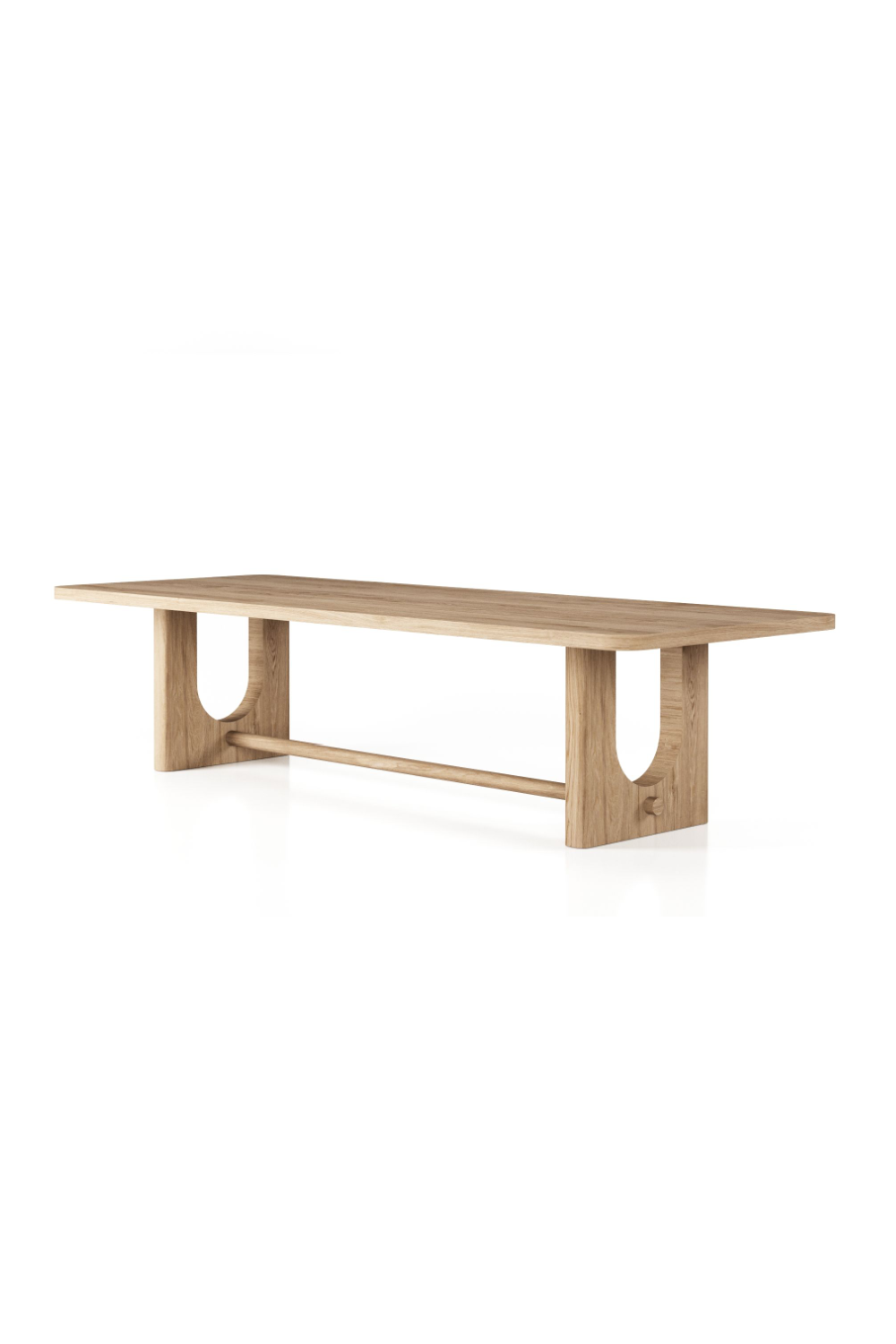 Trestle Base Oak Dining Table | OROA Modern Walz | Oroa.com