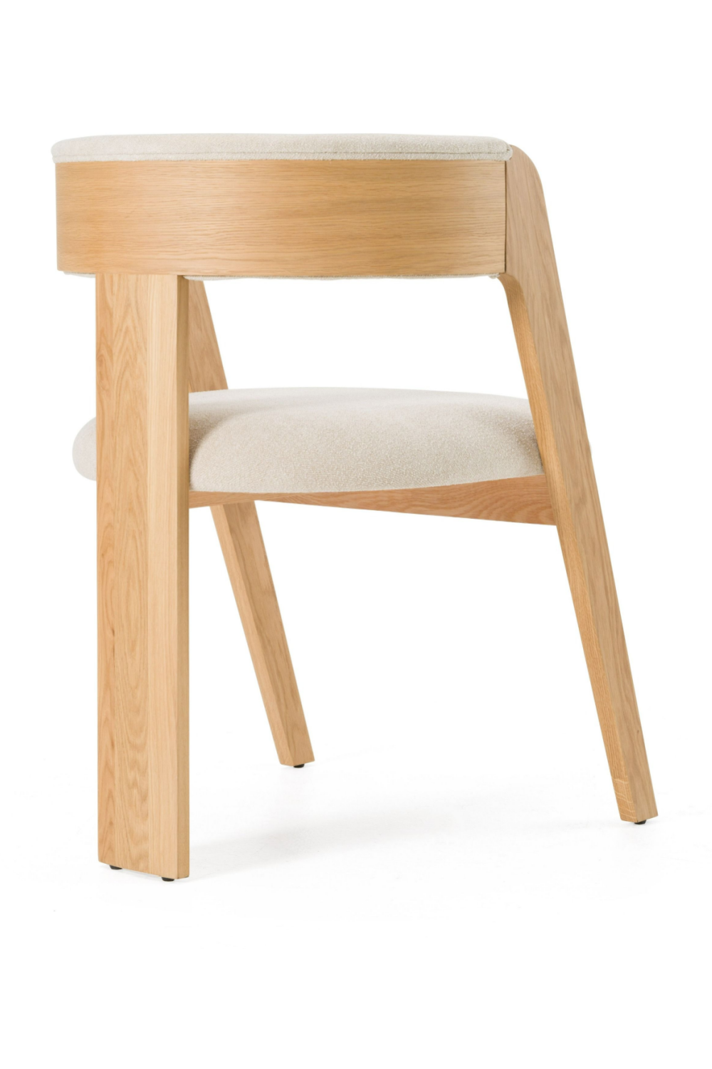 Wood Framed Curve Dining Chairs (2) | Oroa.com