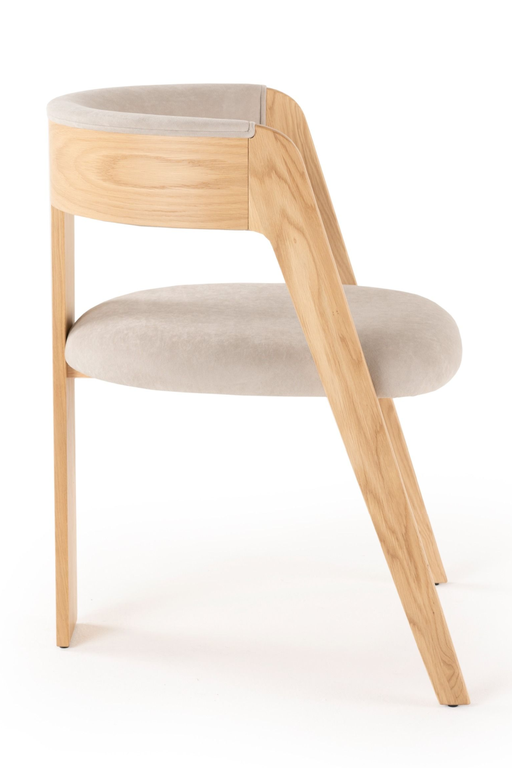 Wood Framed Curve Dining Chairs (2) | OROA Modern Washington | Oroa.com