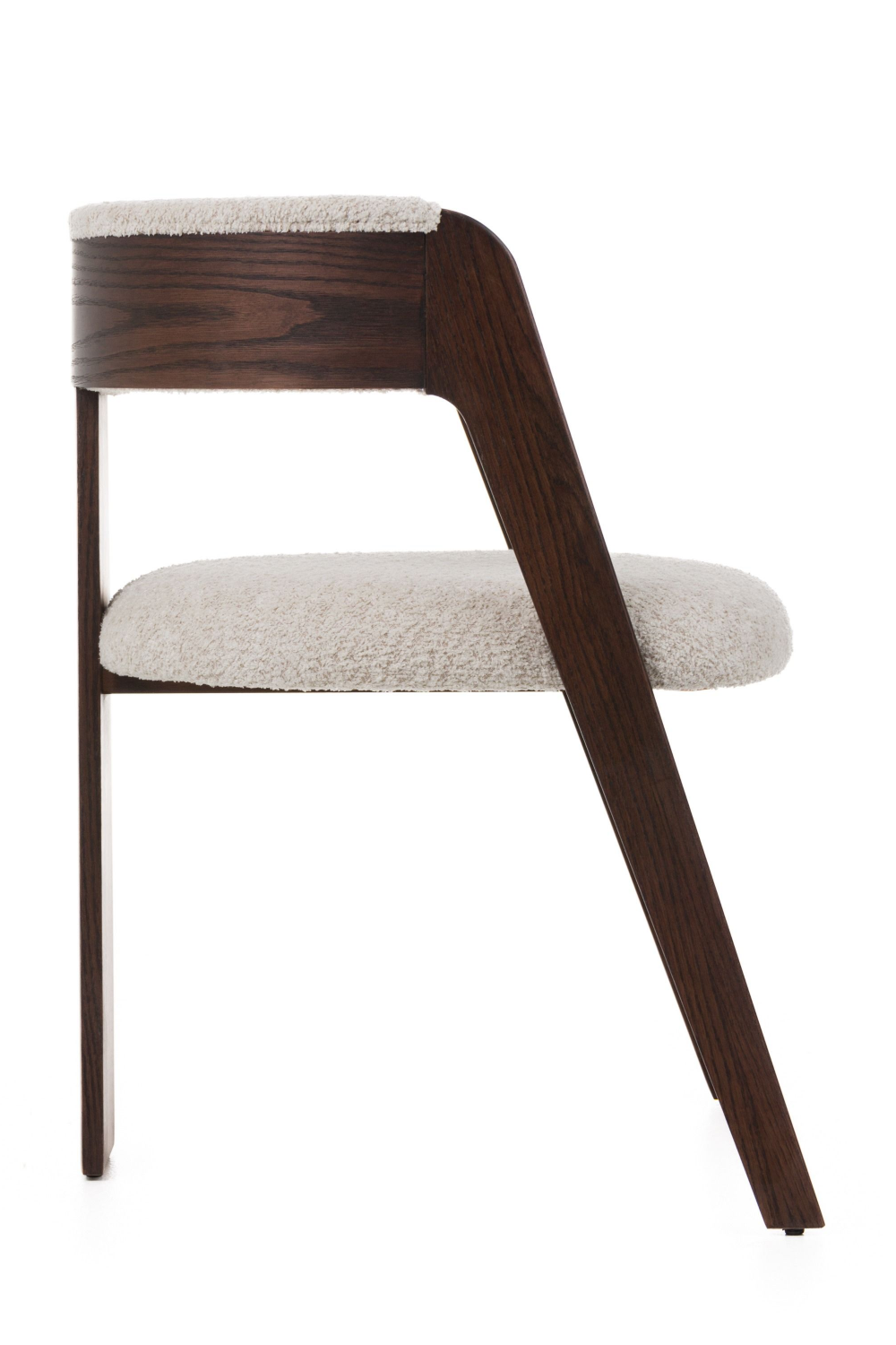 Wood Framed Curve Dining Chairs (2) | Oroa.com