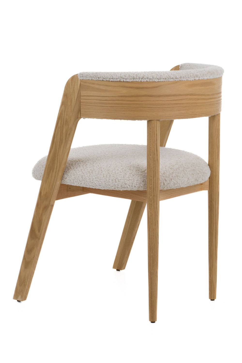 Rounded-Back Walnut Dining Chairs (2) | OROA Modern Vegas | Oroa.com