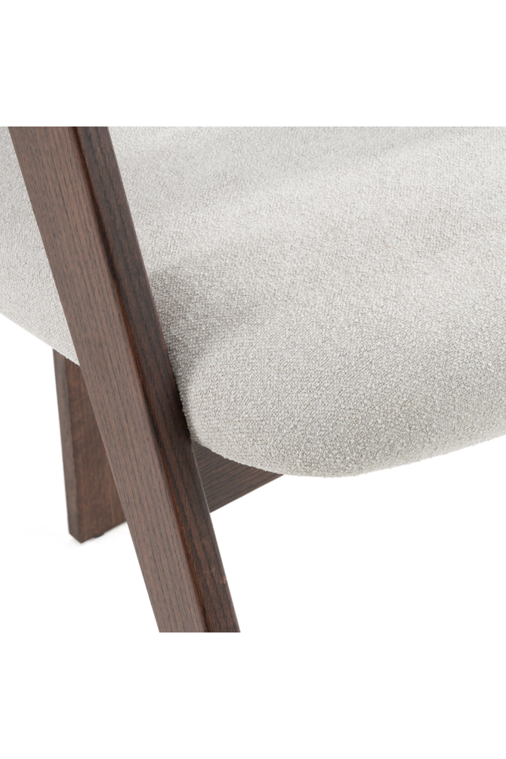 Wood Framed Curve Dining Chairs (2) | Oroa.com