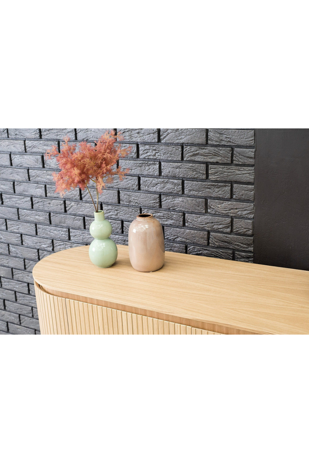 Oak 4-Door Oval Sideboard – Miami – alternate view 12