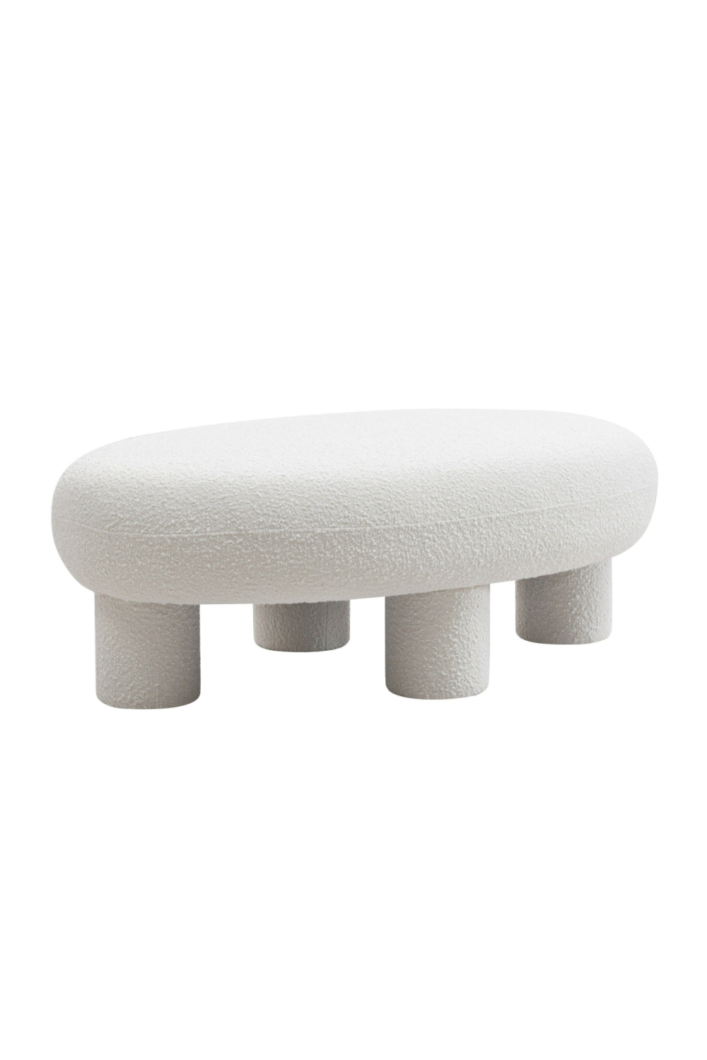 White Upholstered Bench | Modern Gaynes | Oroa.com