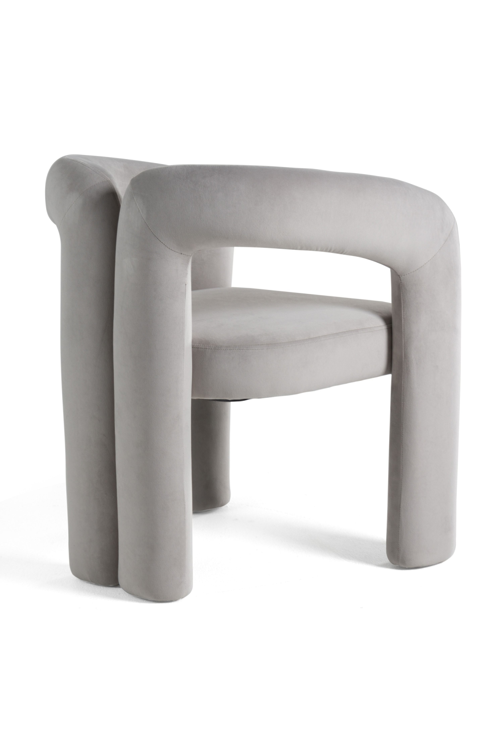 Gray Velvet Dining Chair | OROA Modern Mulgrew | Oroa.com