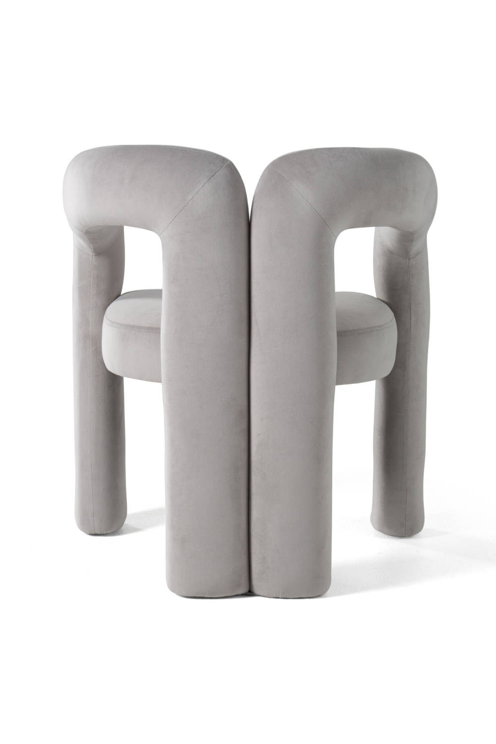 Gray Velvet Dining Chair | OROA Modern Mulgrew | Oroa.com