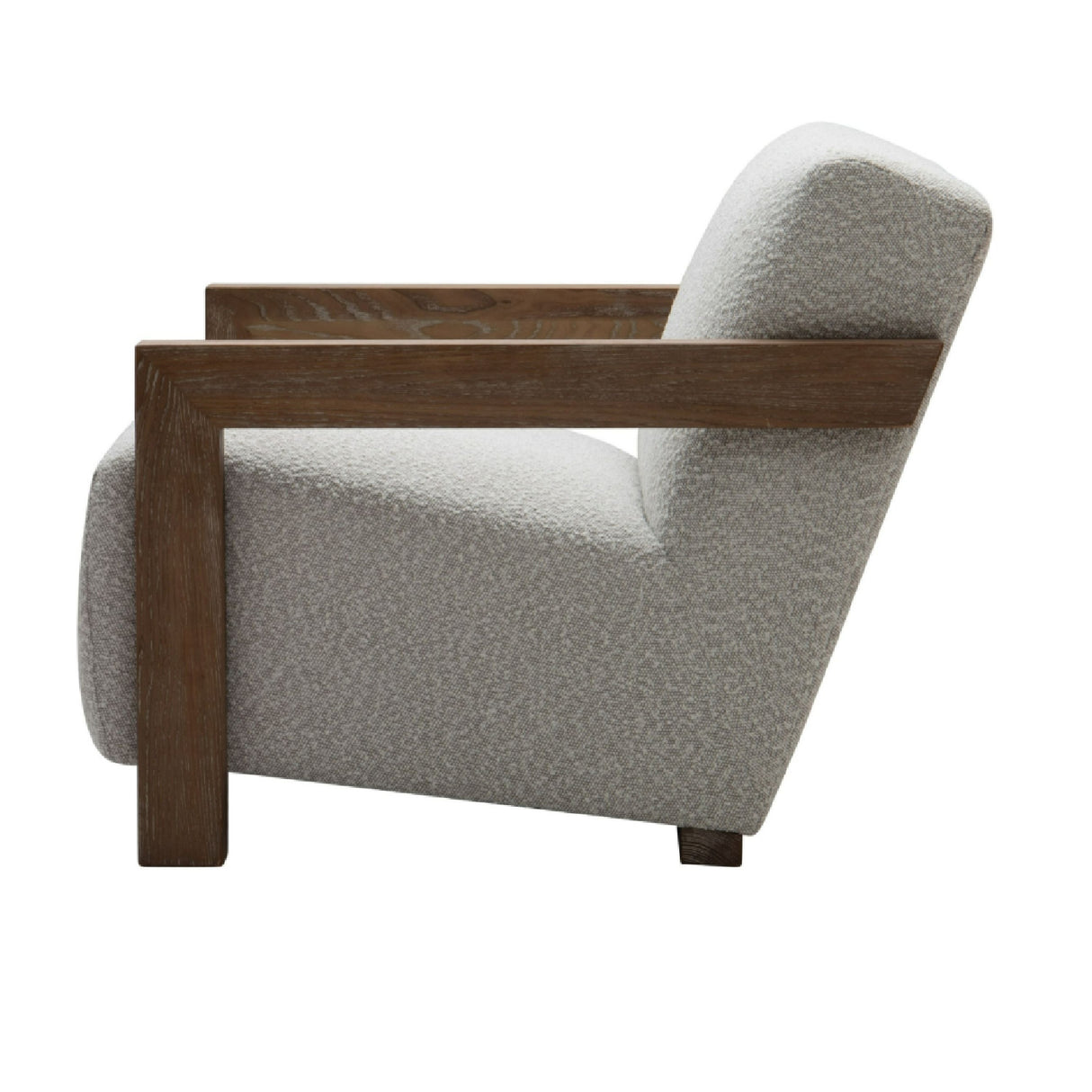 Oak-Framed Upholstered Lounge Chair – Rosen – alternate view 12