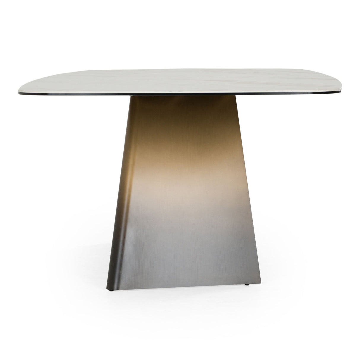 Modern European furniture - Brushed Bronze Dining Table - www.oroa.com