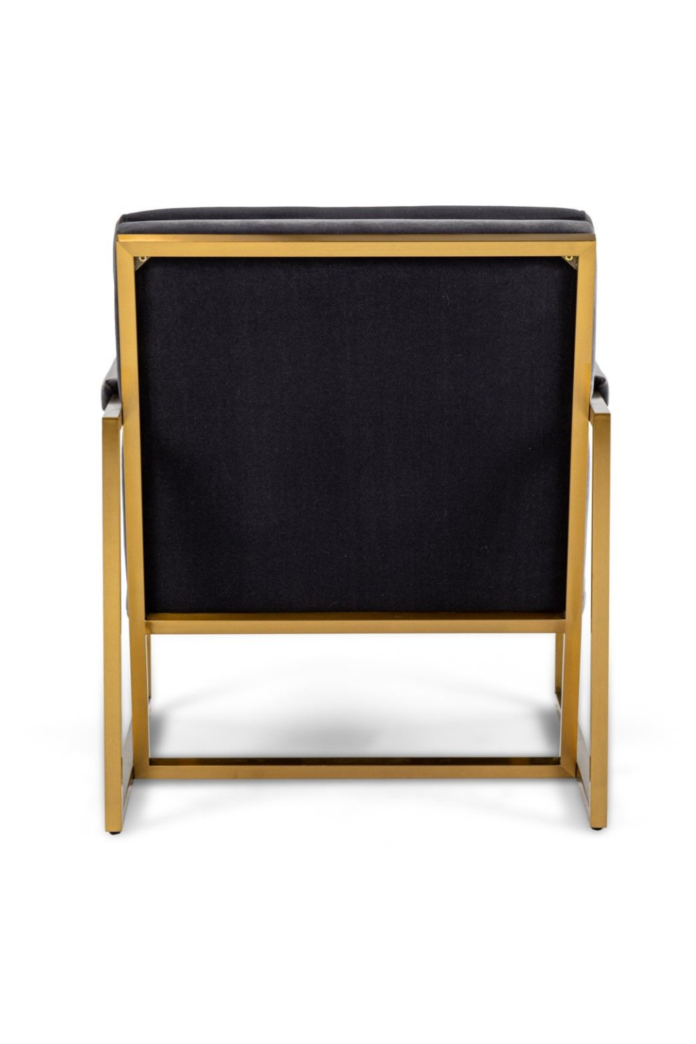 Gray Velvet Lounge Chair | Oroa.com