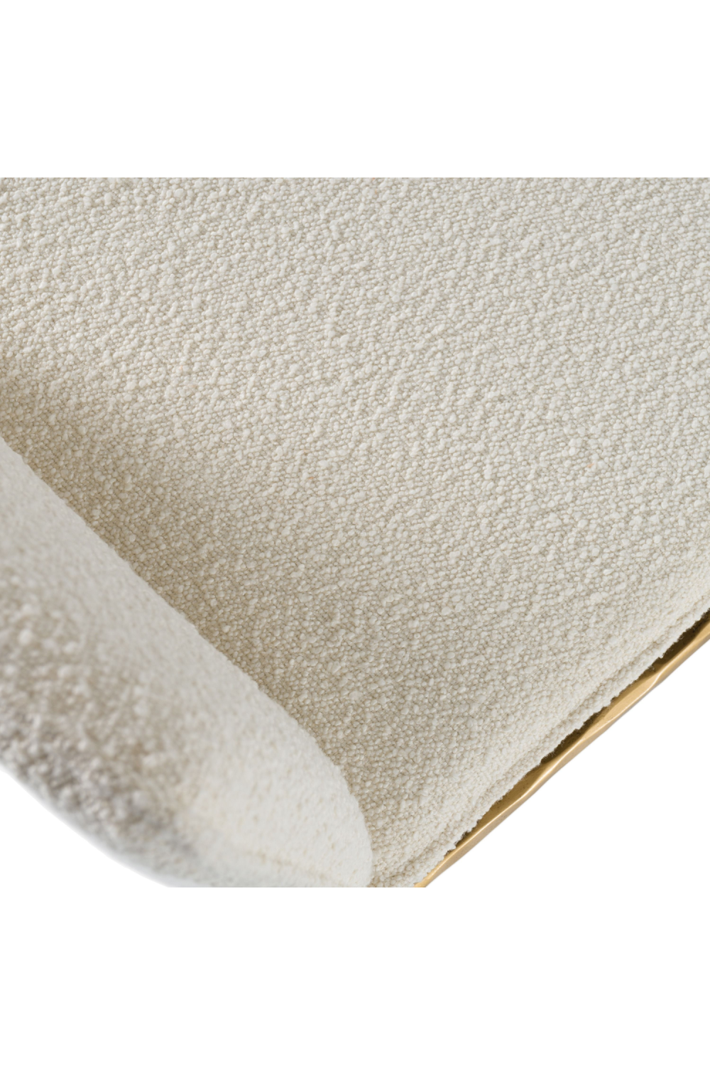 Brass-Framed Padded Dining Chair | OROA Modern Atlanta | Oroa.com