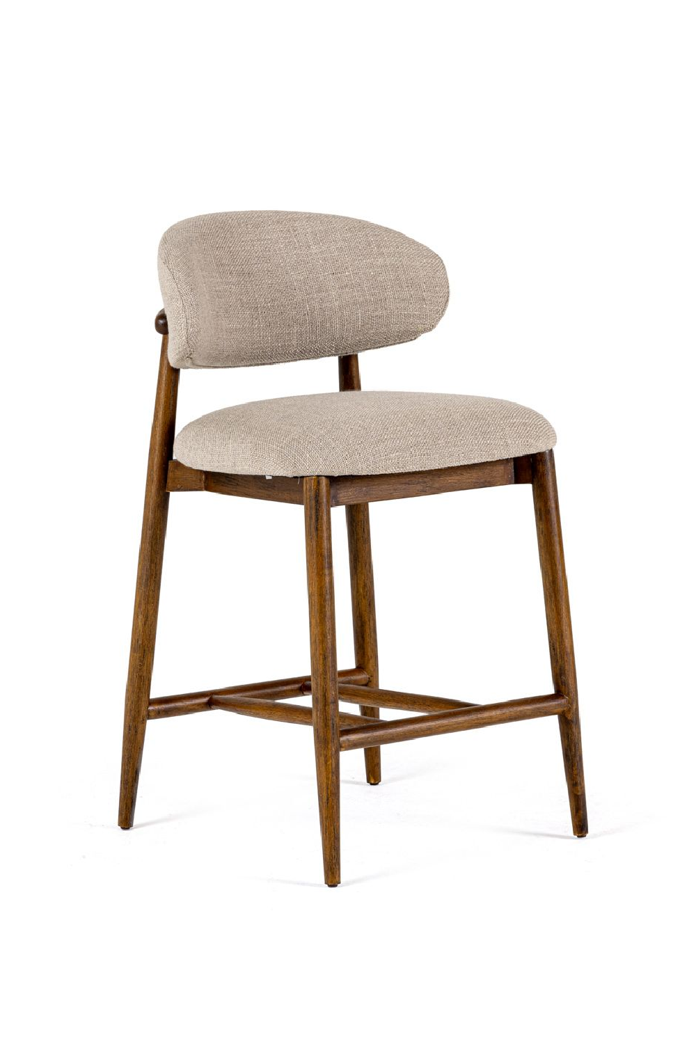 Beige Linen Counter Chair | OROA Modern Blum | Oroa.com