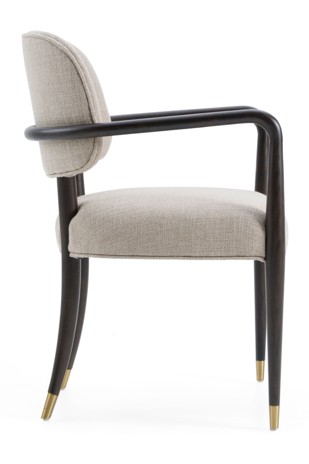Oak Framed Beige Dining Chair | OROA Modern Kathy | Oroa.com