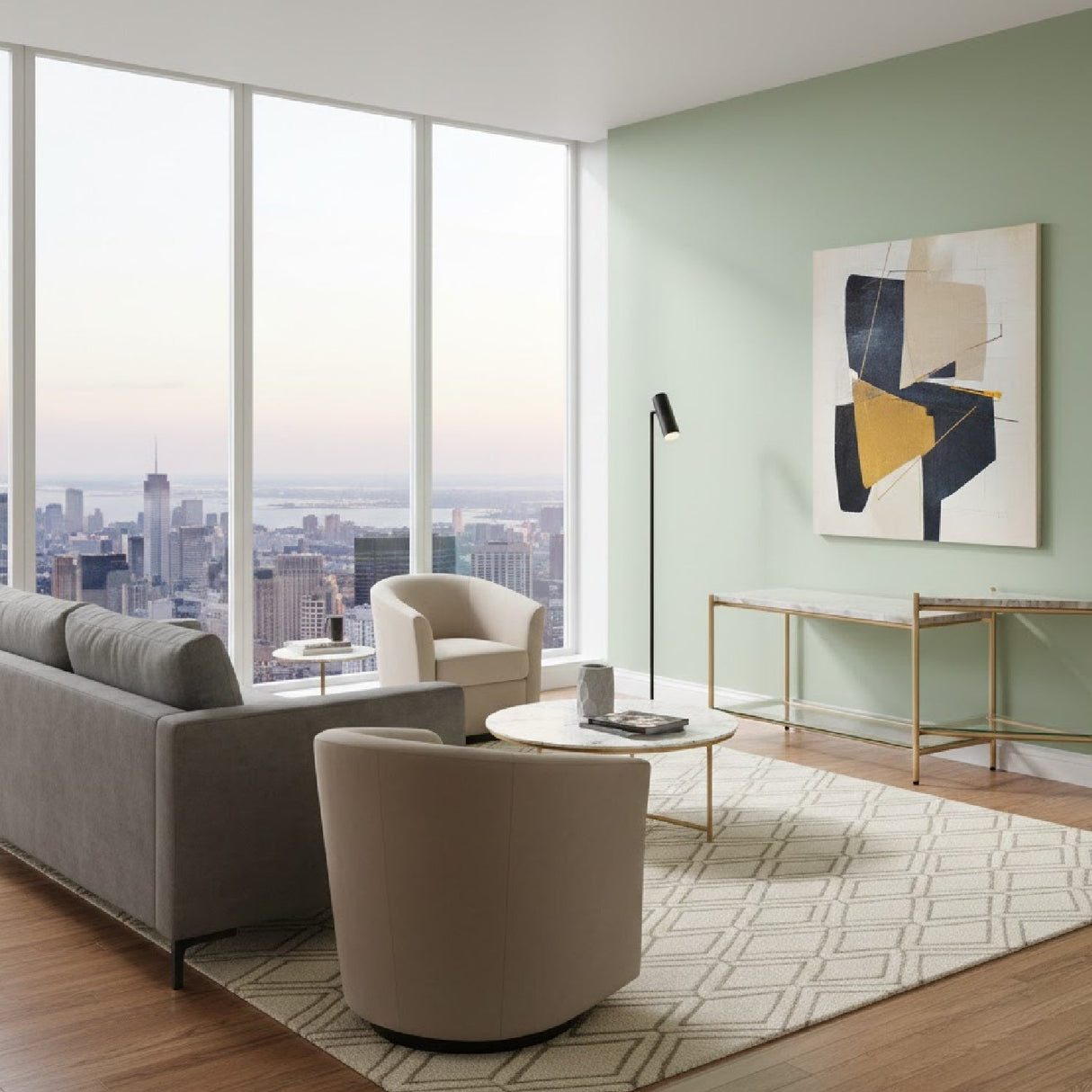 Beige Marble Coffee Table | OROA Modern Mosk | Oroa.com