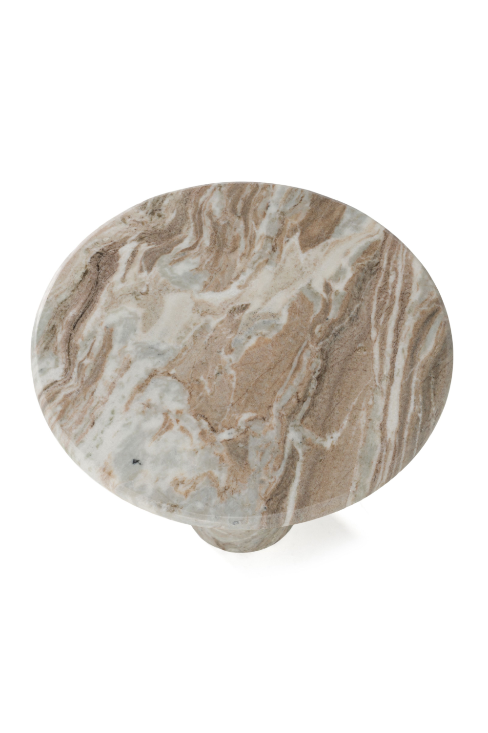 Natural Marble Round Coffee Table | OROA Modern Isaac | Oroa.com