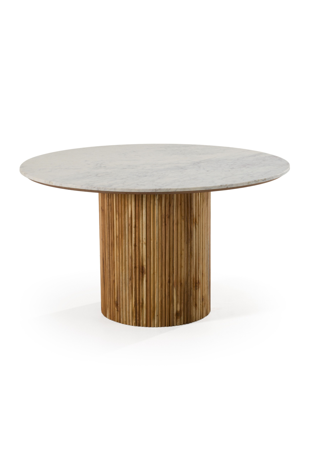 Round White Marble Dining Table | OROA Modern Shirley | Oroa.com