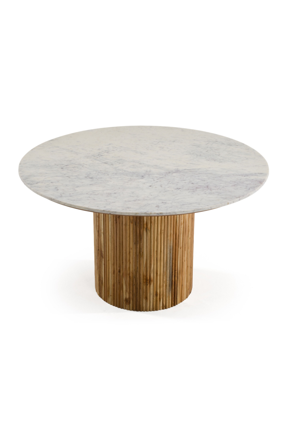 Round White Marble Dining Table | Oroa.com