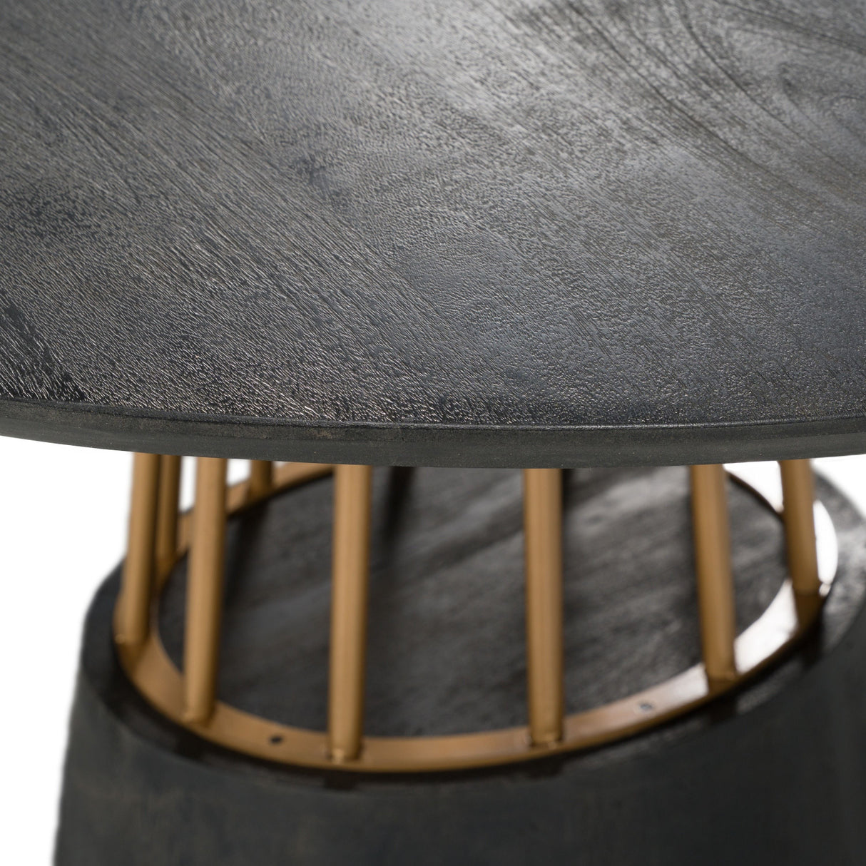 Black Mango Wood Dining Table | Oroa.com