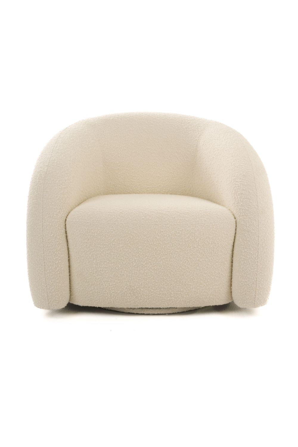 White Boucle Accent Chair | Oroa.com