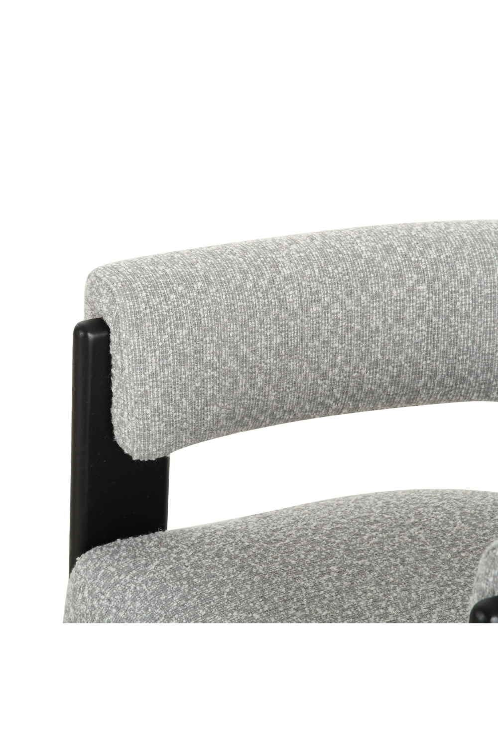 Gray Curved Dining Chair | Oroa.com