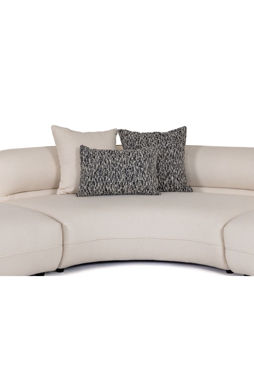 White L-Shaped Sectional Sofa | OROA Modern Drayton | Oroa.com