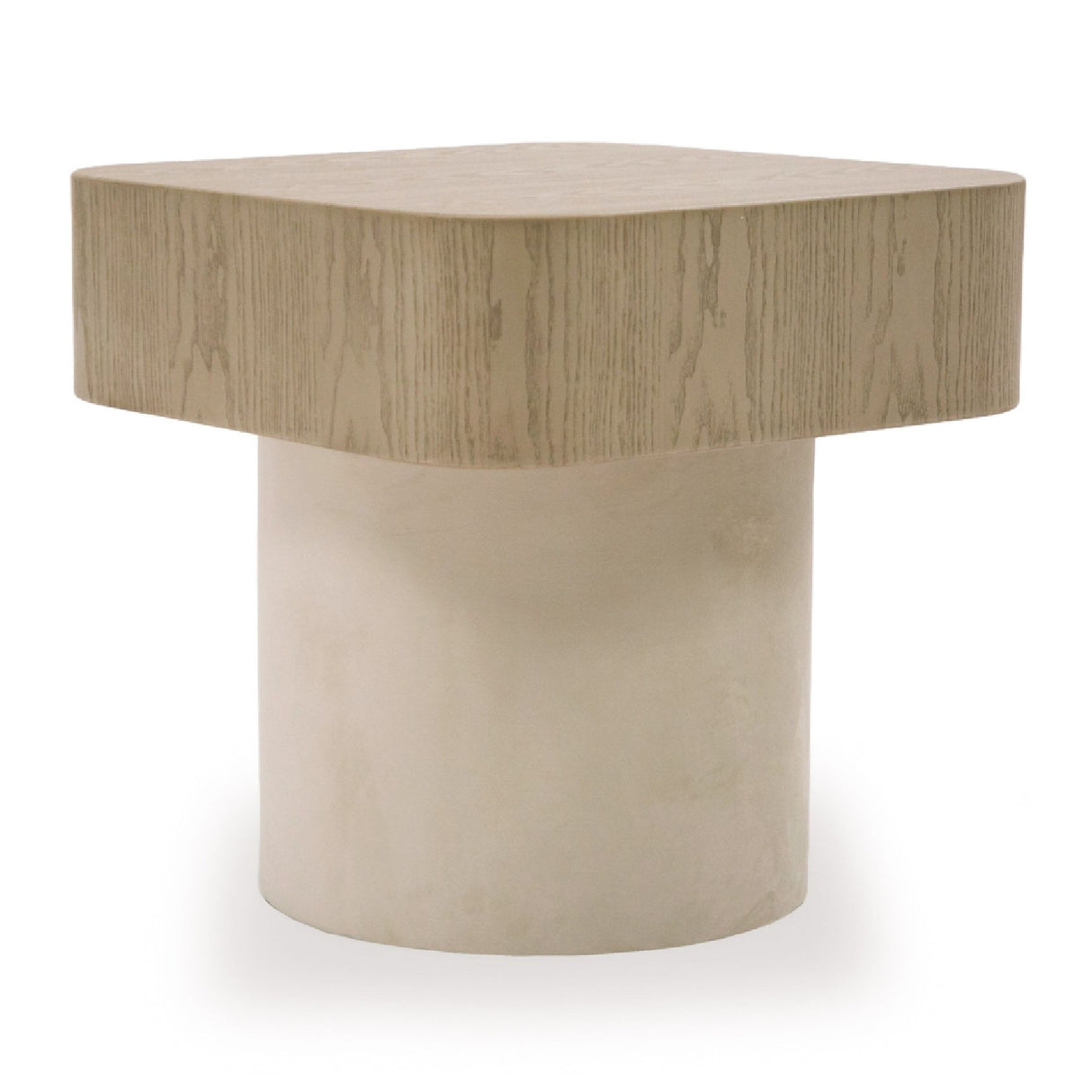 Square End Table – Teller – side view