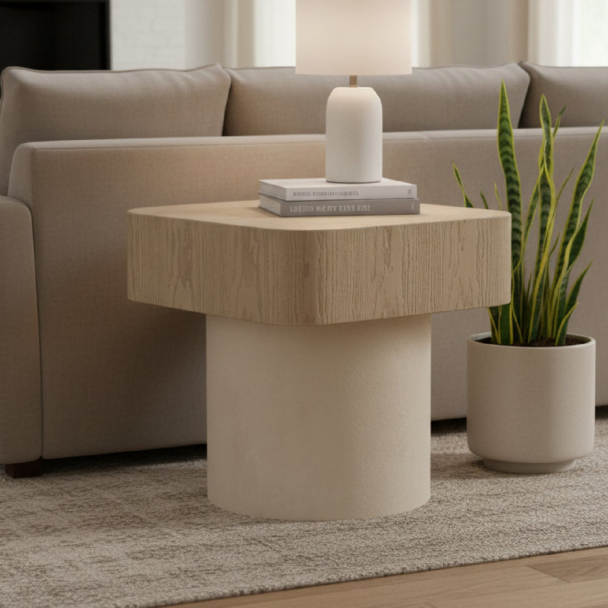 Square End Table – Teller – alternate view 5