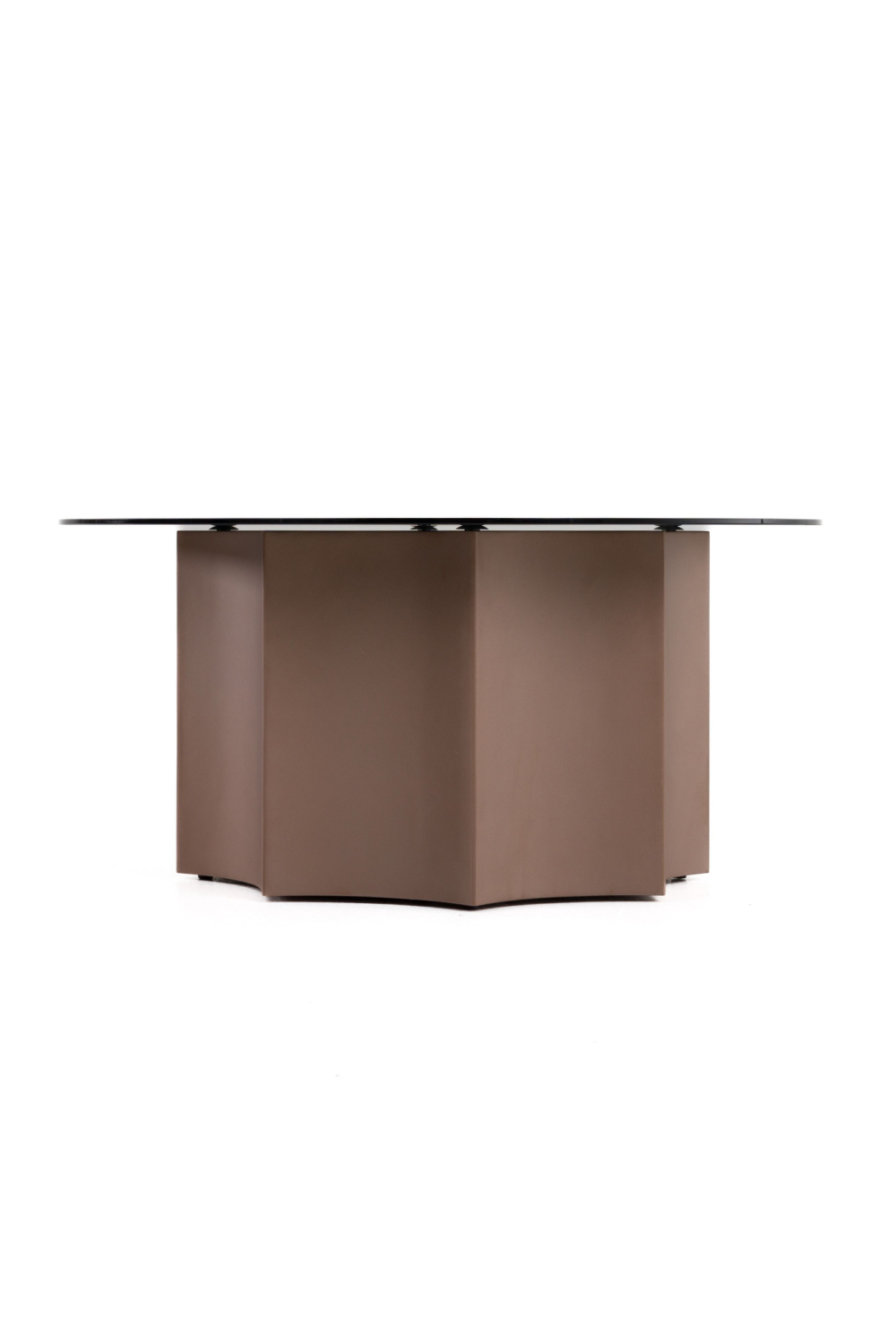 Black Mirror Round Coffee Table | OROA Modern Ingram | Oroa.com