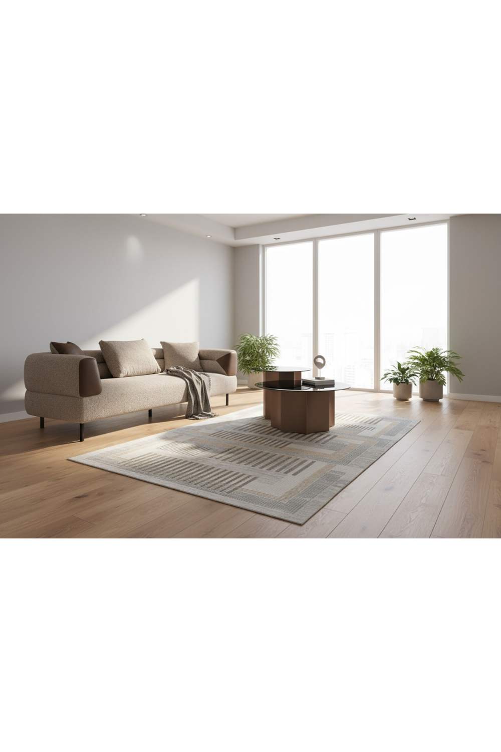 Black Glass Nesting Coffee Tables (2) | Oroa.com