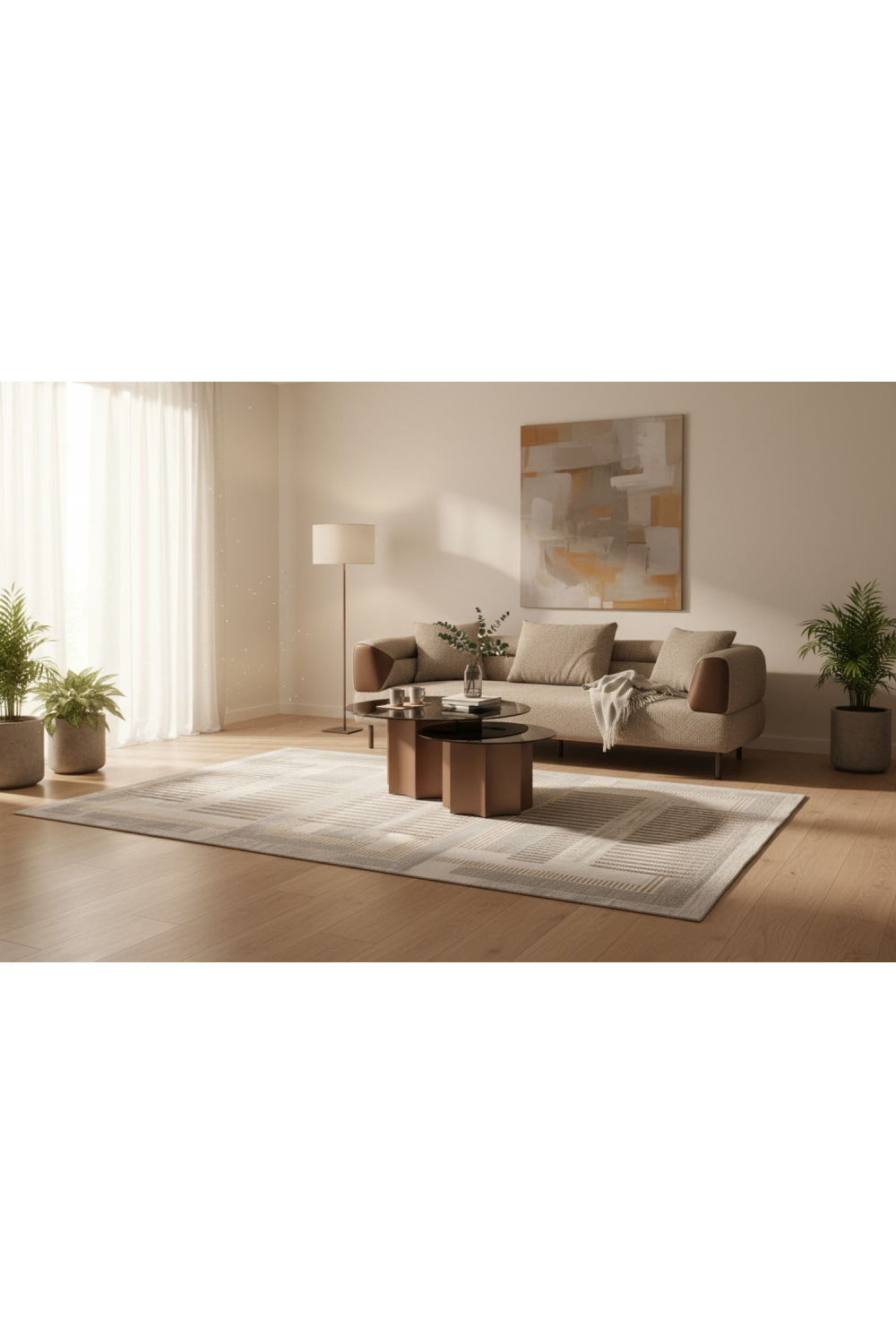 Black Glass Nesting Coffee Tables (2) | Oroa.com